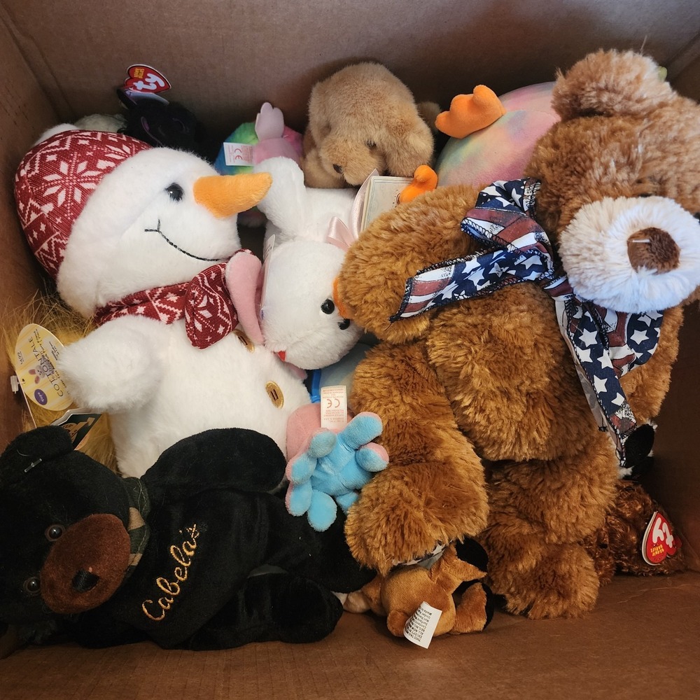 Lot of 27 Plushies Stuffed Animals‎ TY Beanie Babies Hallmark POP! Assorted New